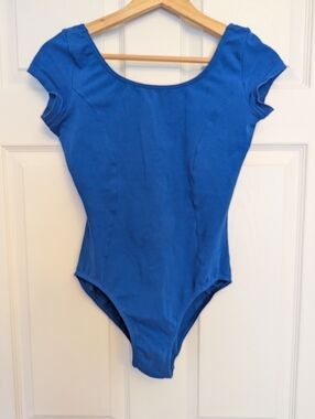 Cotton Teal Mirella Leotard